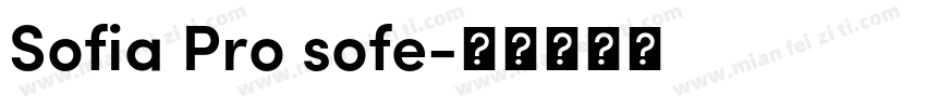 Sofia Pro sofe字体转换